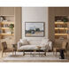 Juliane 47 X 24 inch Clear / Antique Brass Coffee Table